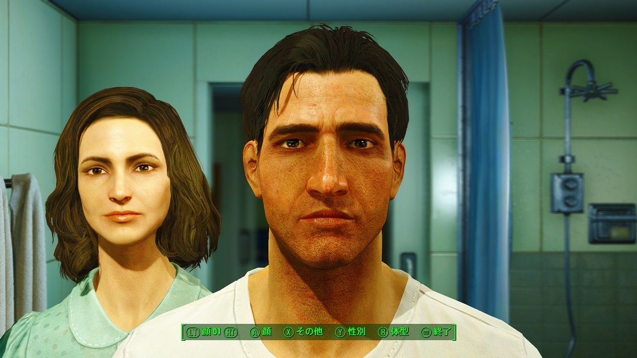 fallout4キャラクリエイトシーン